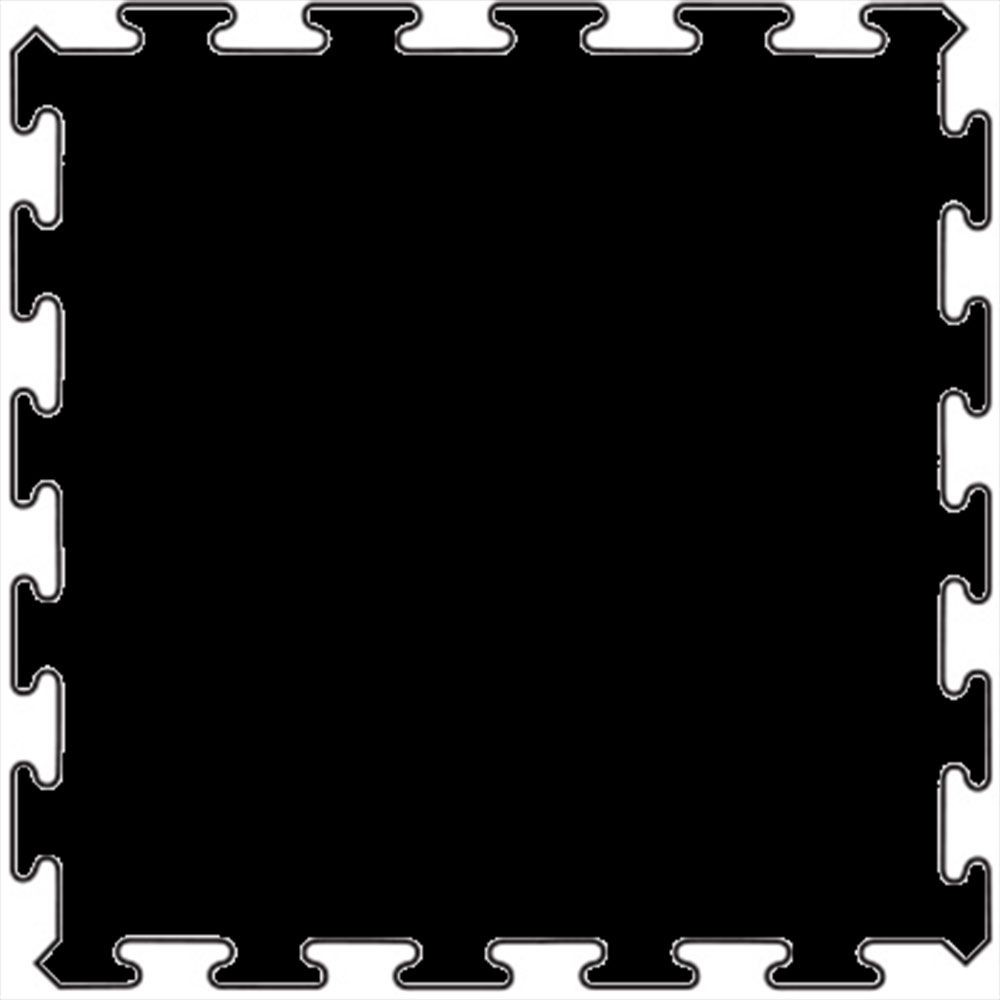 Interlocking Tile Black